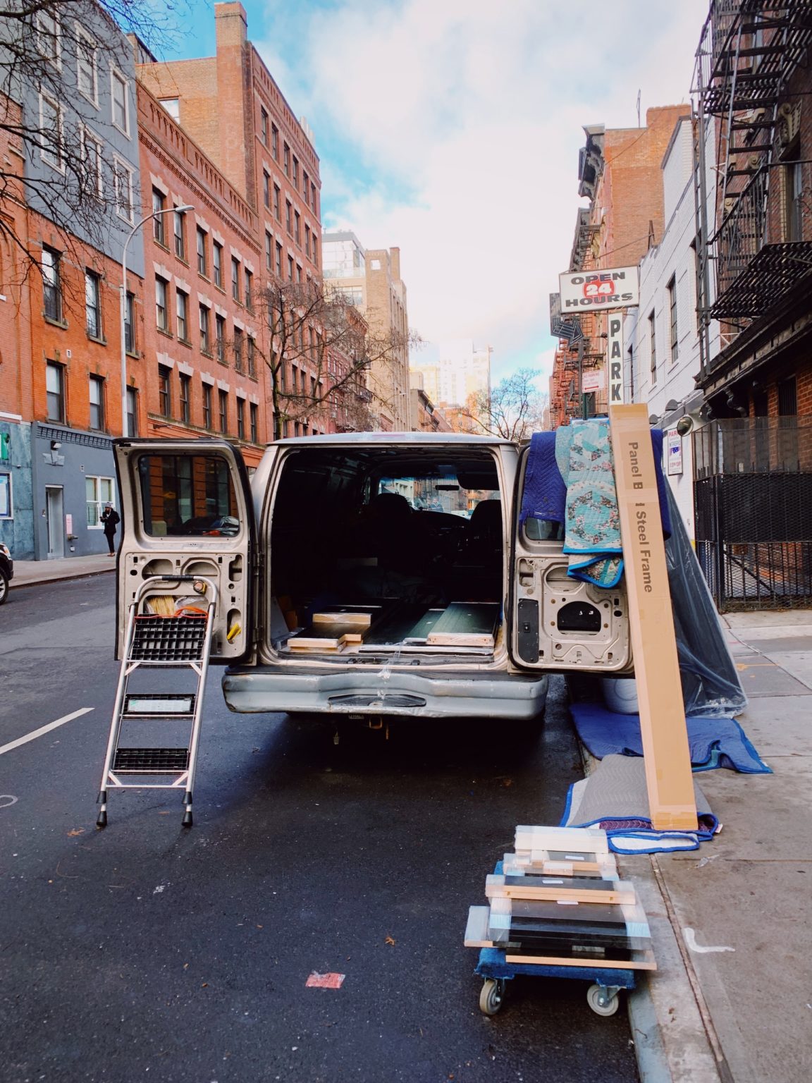 a truck on the street