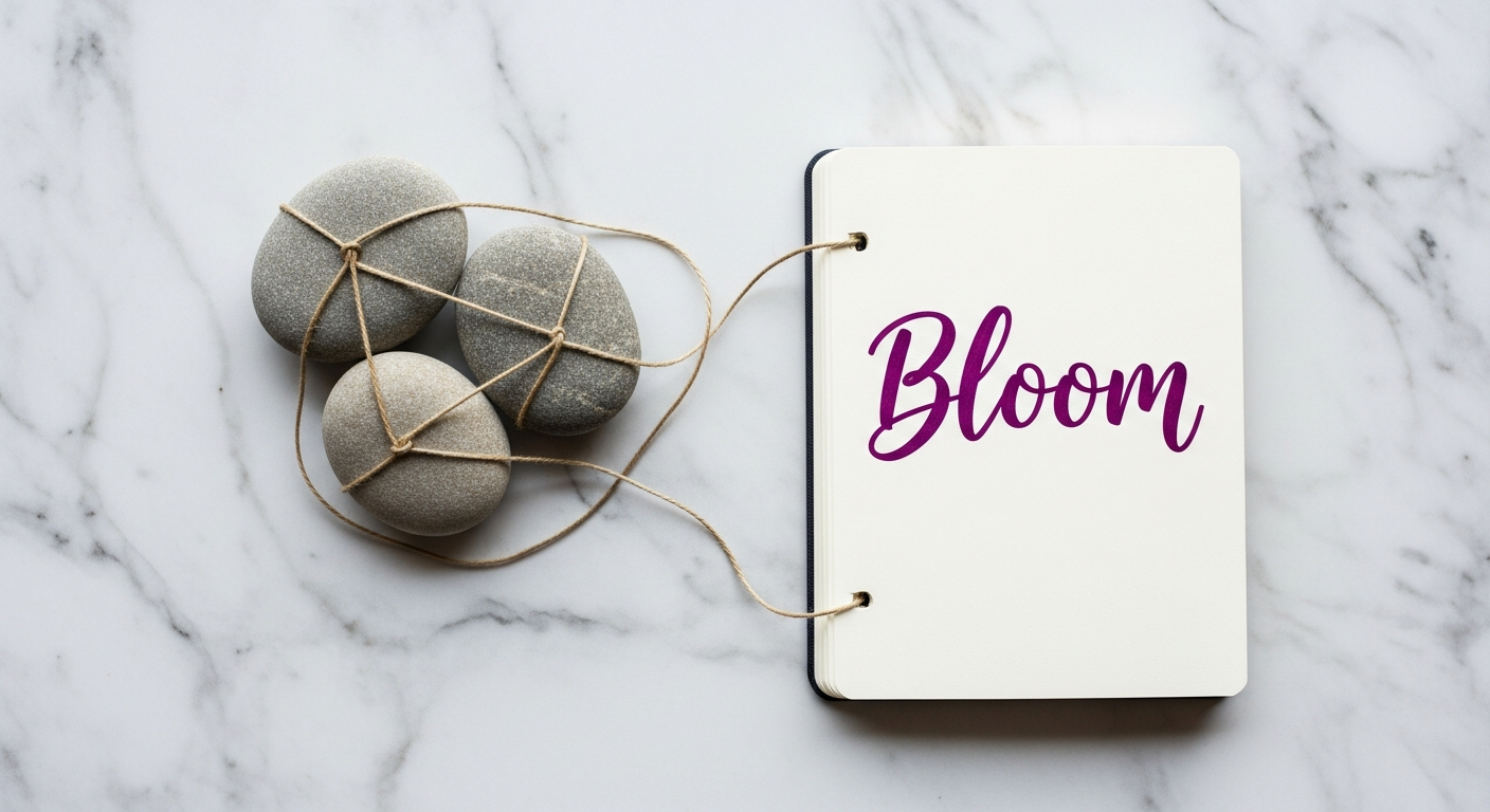 Person mindfully engaging with technology, representing digital wellness and balanced living.