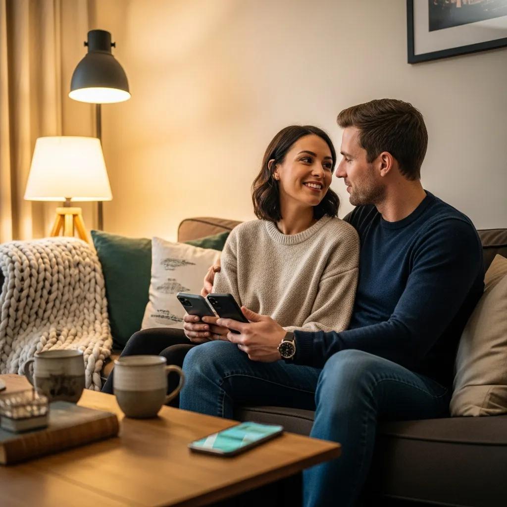 Couple enjoying quality time together, highlighting the importance of reducing phubbing in relationships