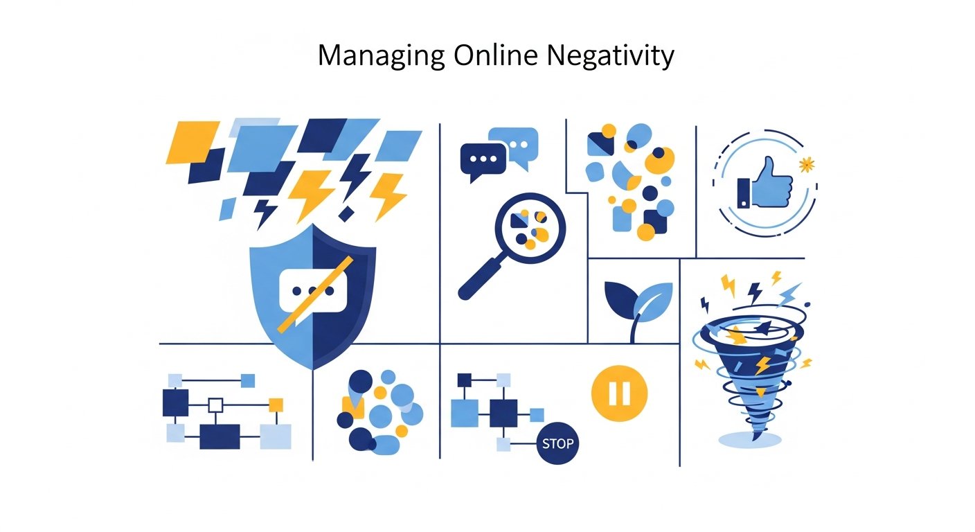 how can we foster positive online environments and support others? — managing online negativity