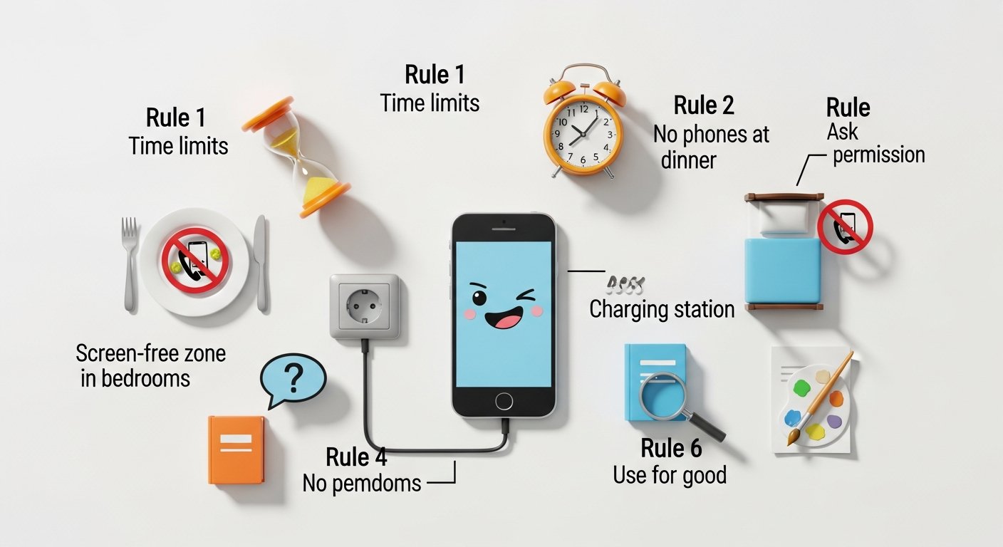 Navigating the Digital Landscape: Your 2026 Guide to Family Phone Rules for Kids at Home 2 navigating age-specific guidelines — phone rules for kids at home