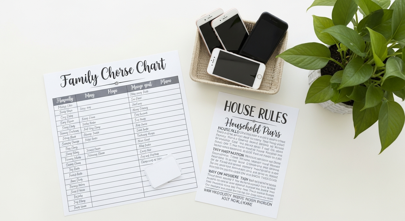 phone rules for kids at home 2026