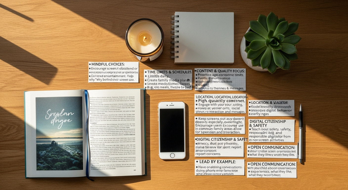 screen time for kids guidelines by age