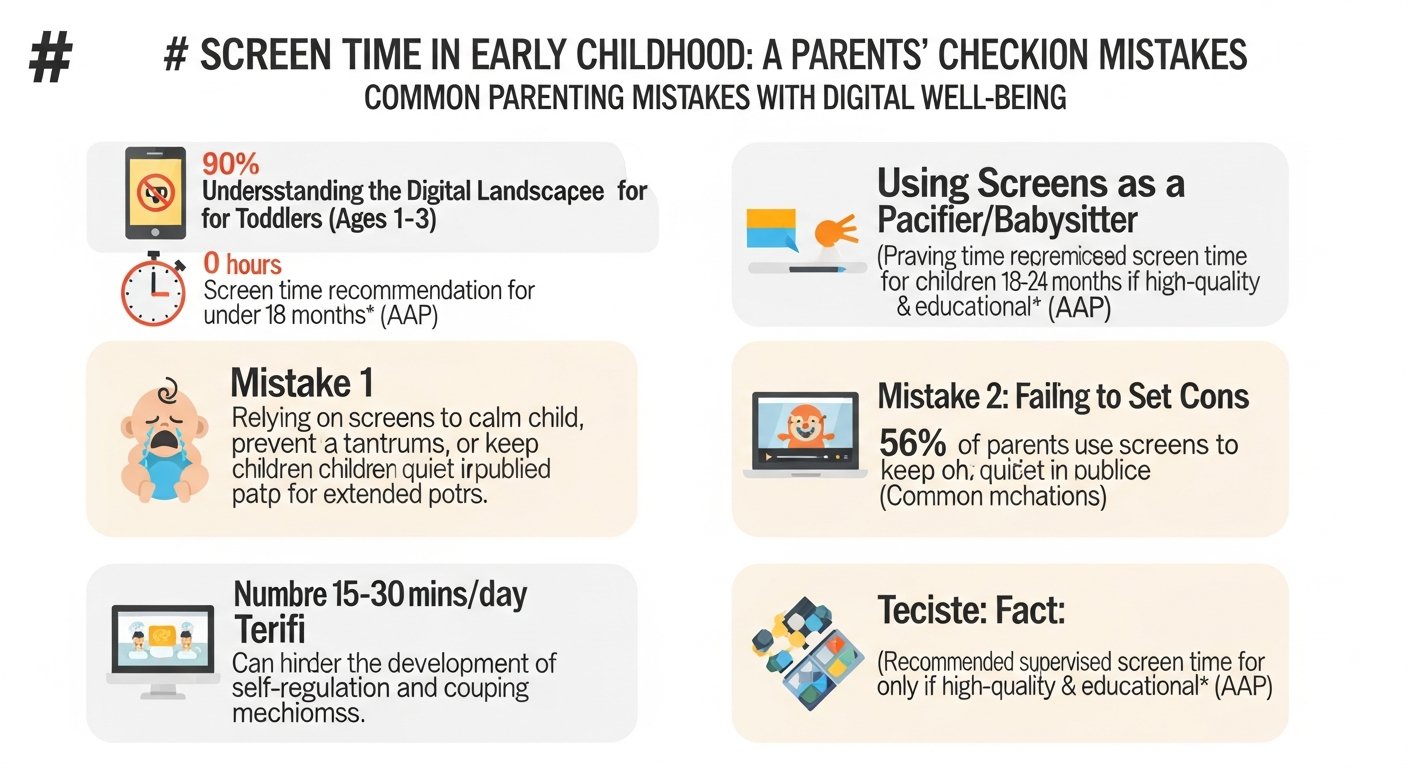 Screen Time for Toddlers: Setting Smart Limits 3 what common mistakes do parents make with digital well-being in early childhood? — screen time for toddlers