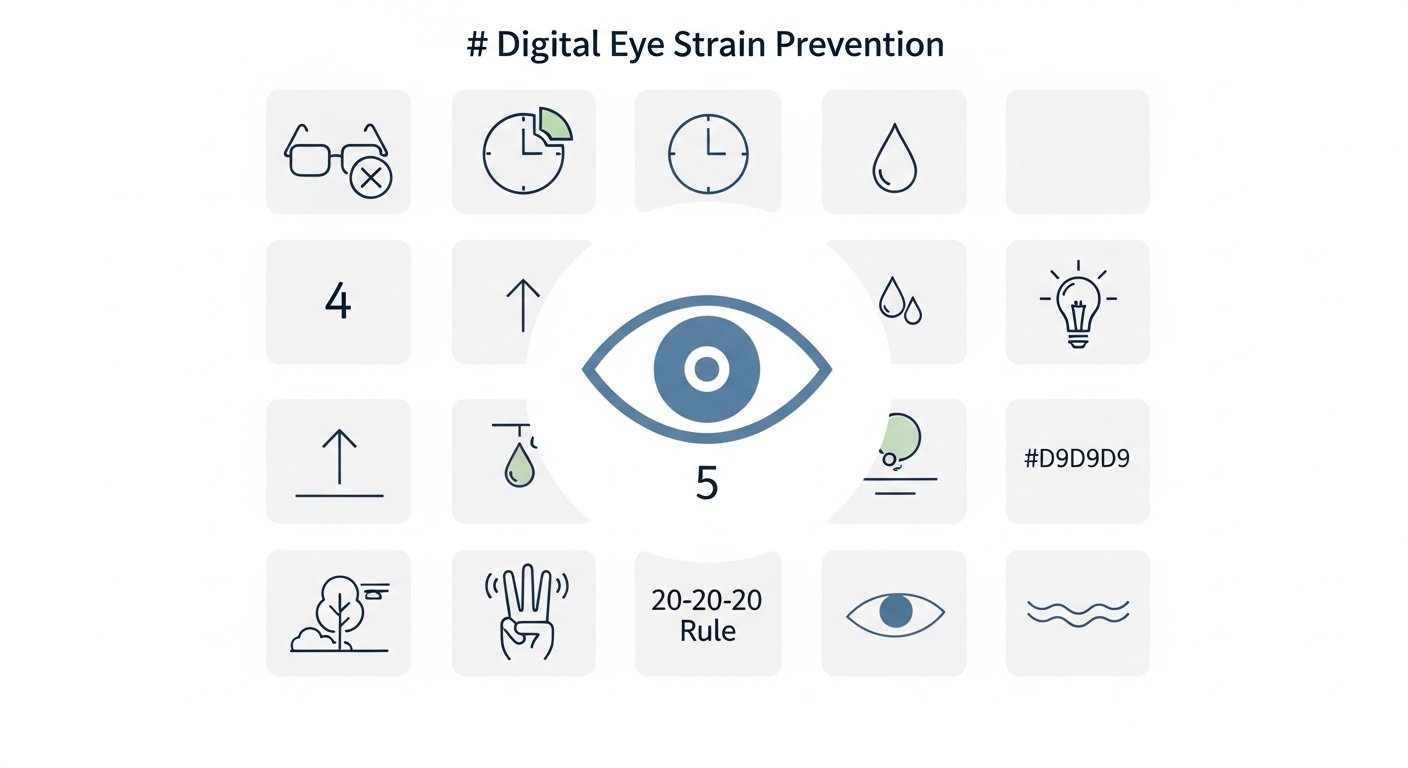 Smart Habits for Digital Eye Strain Prevention 3 common fallacies in screen habit management — digital eye strain prevention