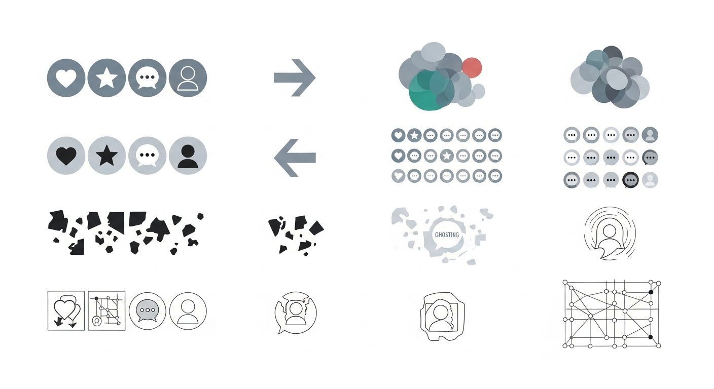 Couple enjoying a mindful connection after overcoming digital dating exhaustion