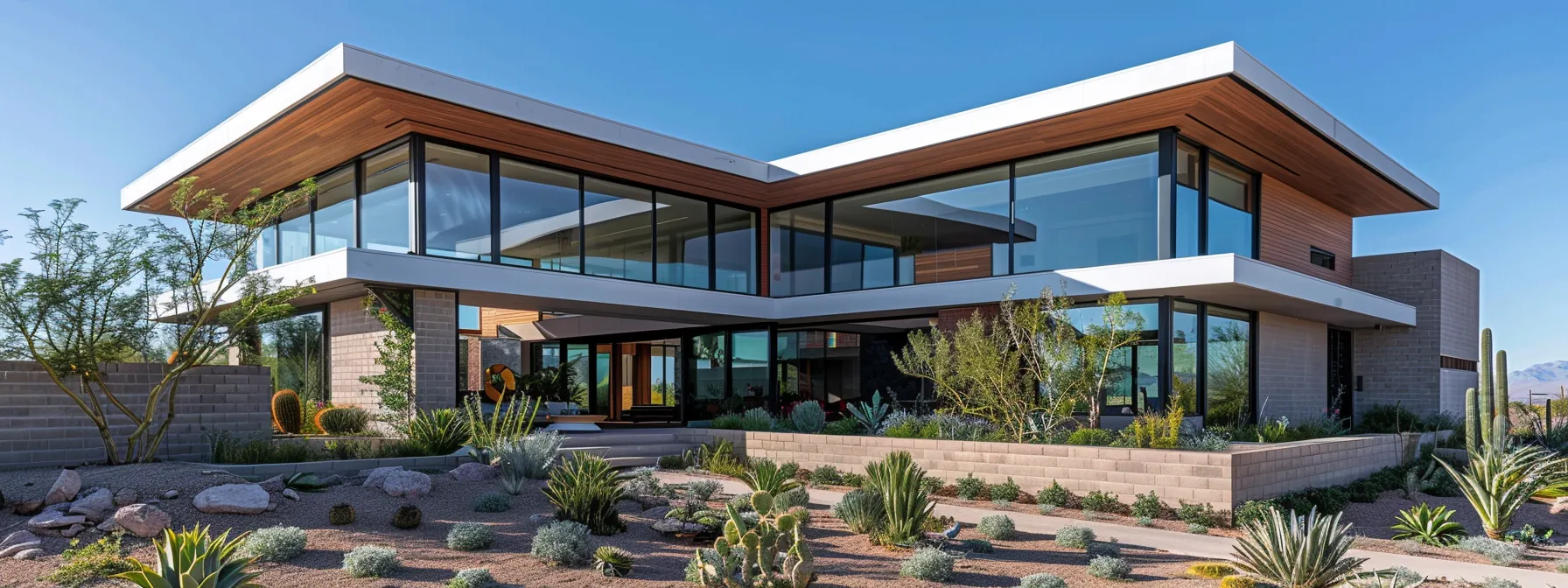 Window Replacement Tucson AZ: Essential Considerations for Sustainable Home Upgrades 1 a sleek modern home showcases large energy-efficient windows reflecting sustainability trends in tucson.